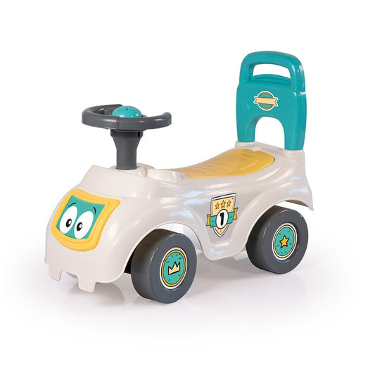 Dolu Loopauto Met Toeter Wit/Groen/Geel 47X37X20.5Cm Default Title Loopauto's Joy&Bloom