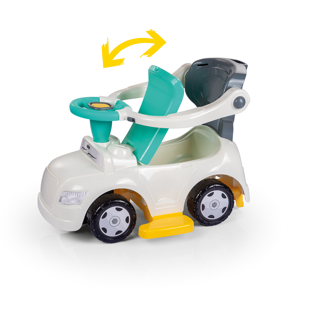 Dolu Step Car 4In1 Meegroei Loopauto Met Schommelstoel Loopauto's Joy&Bloom