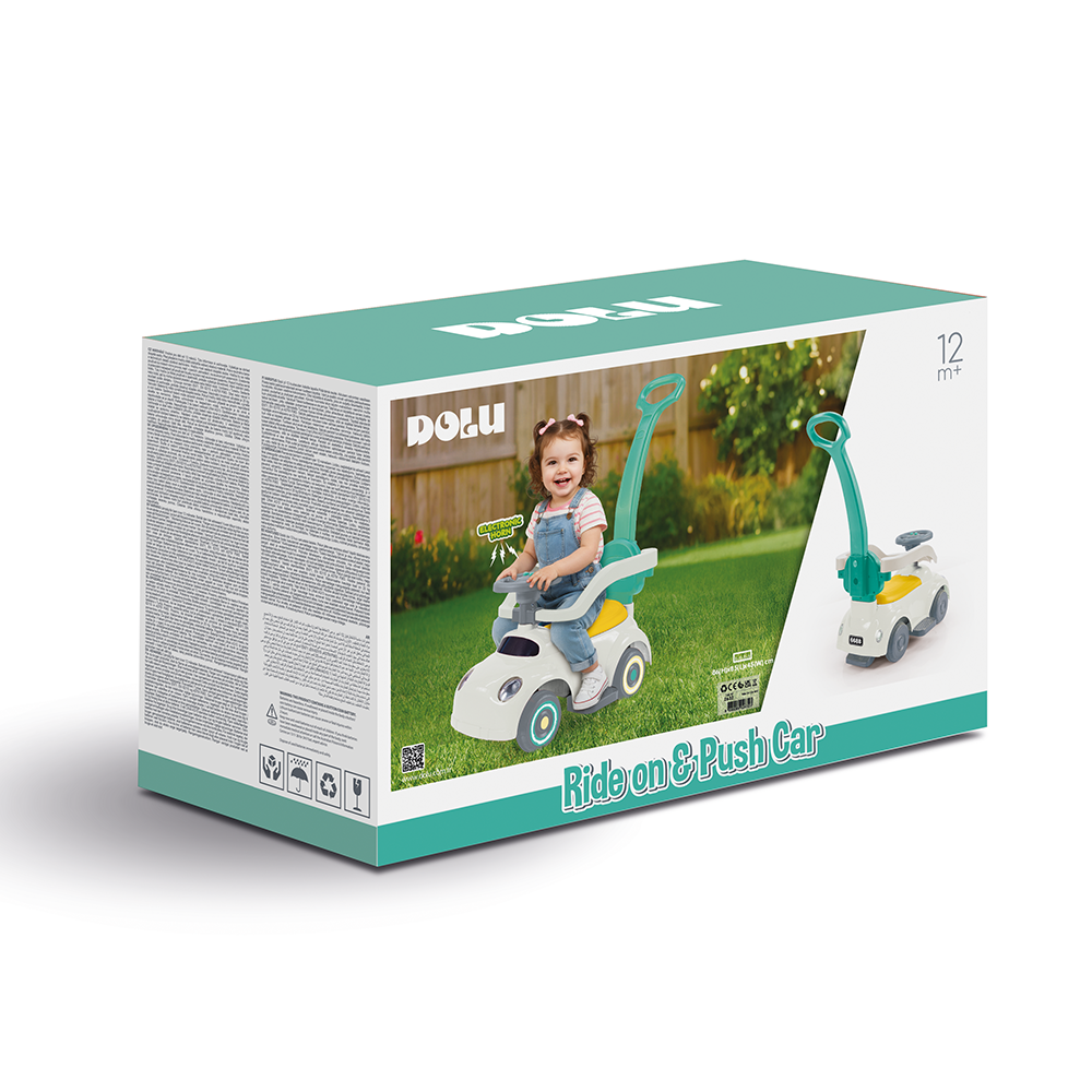 Dolu Step Car 4In1 Meegroei Loopauto Met Schommelstoel Loopauto's Joy&Bloom