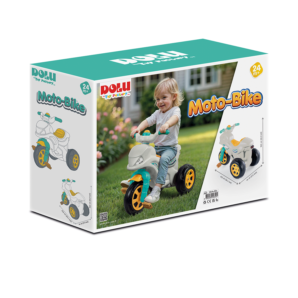 Dolu Moto Bike Tricycle 3In1 Driewieler &Amp; Loopfiets Loopauto's Joy&Bloom