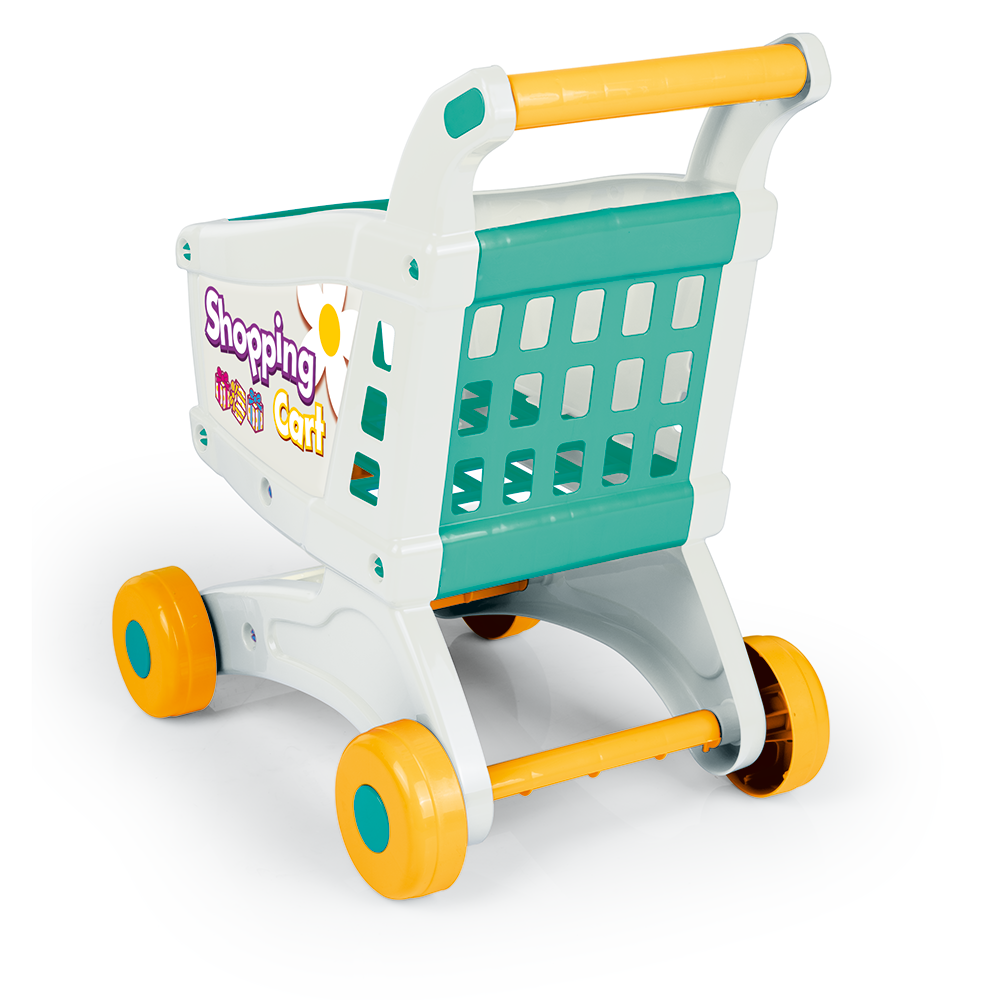 Dolu Winkelwagen Wit 48.5X42.5X31Cm Winkel Speelgoed Joy&Bloom