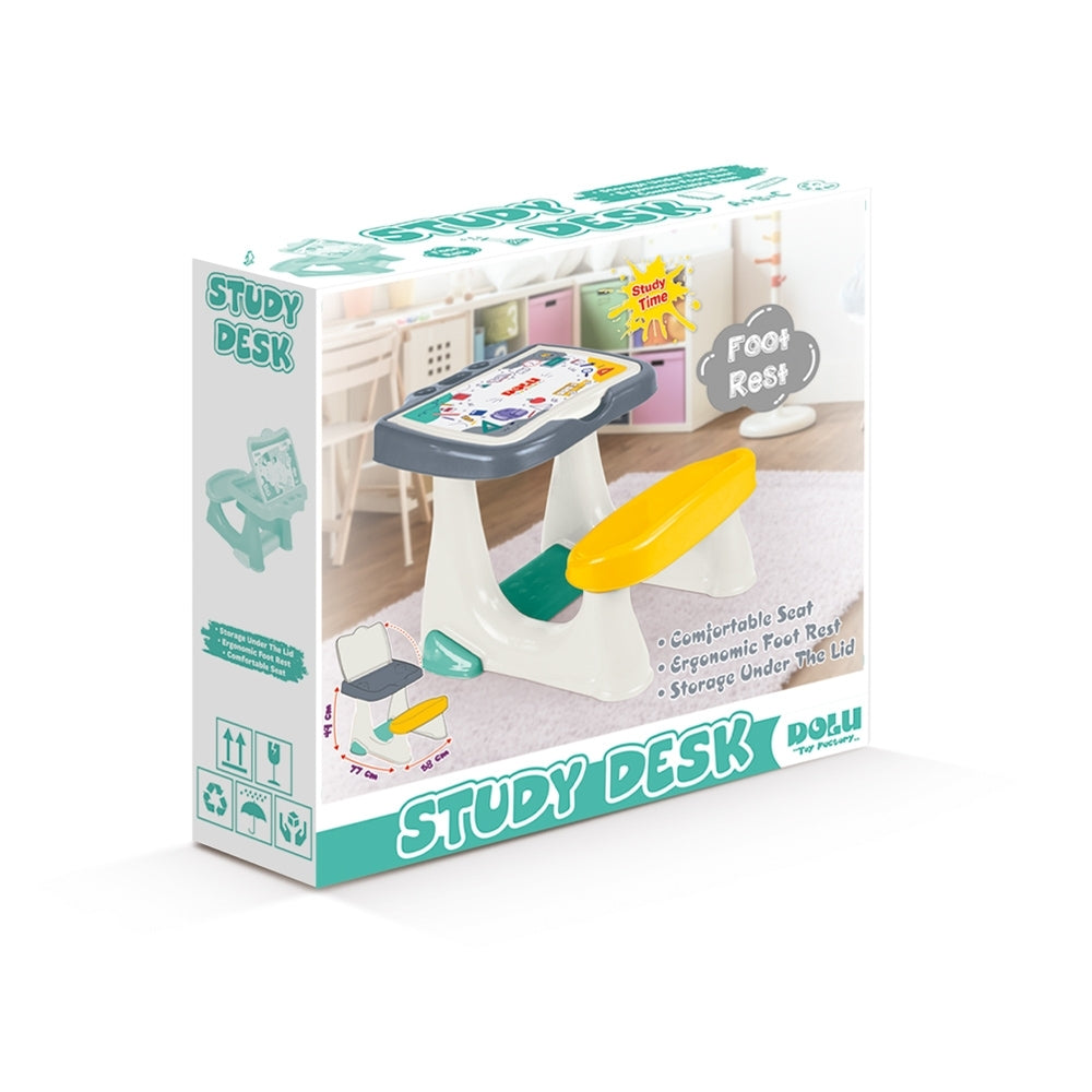 Dolu 2666 Bureau Voor Kinderen 50X77X57 Pastel Stoelen met Schrijfblad Joy&Bloom