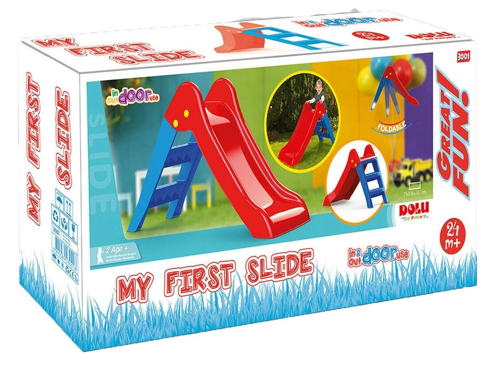 Dolu Glijbaan 70X111X47Cm Blauw/Rood Glijbanen Joy&Bloom