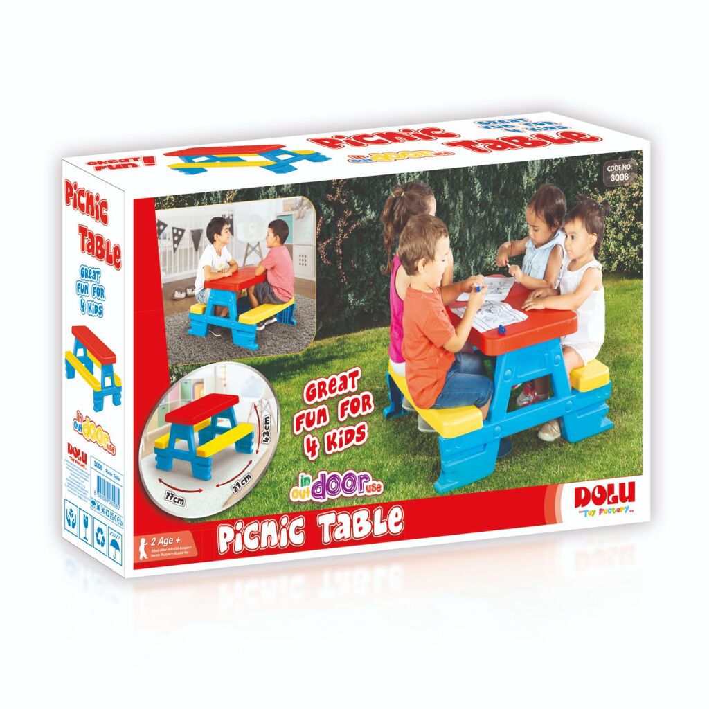 Dolu Picknicktafel 43X77X71 Cm Picknicktafels Joy&Bloom