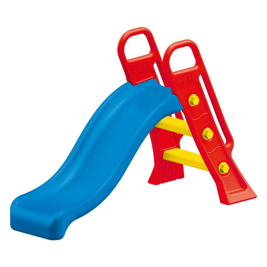 Dolu Junior Glijbaan 60.5X135X90Cm Blauw/Rood Default Title Glijbanen Joy&Bloom