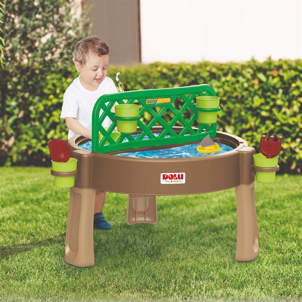 Dolu 4-In1 Tuin/Water/Speeltafel 98X98X65Cm Watertafels/Zandtafels Joy&Bloom