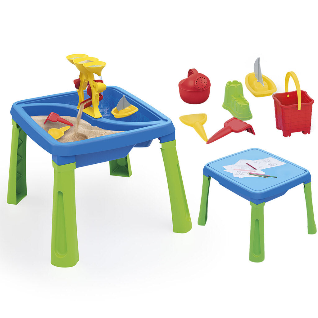 Dolu Zand-Watertafel + Accessoires Blauw/Groen Default Title Watertafels/Zandtafels Joy&Bloom