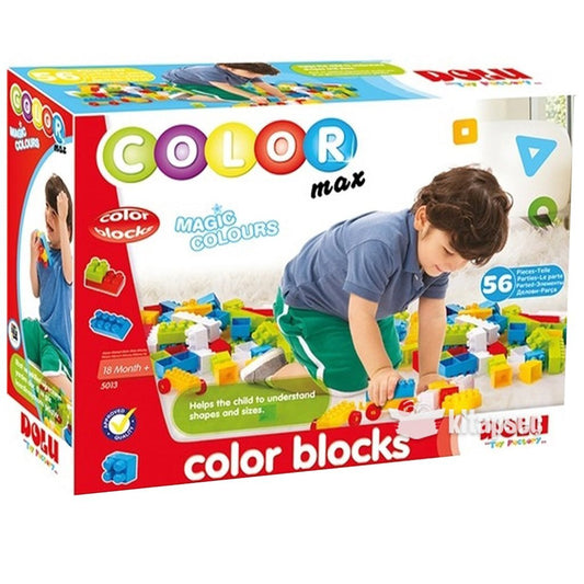 Dolu Blokken 56 Stuks Default Title Bouwen Joy&Bloom