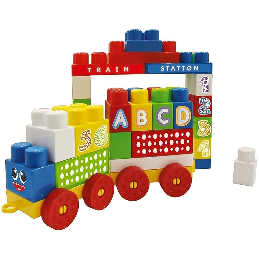 Dolu Blokkentrein Met 45 Blokken Bouwen Joy&Bloom