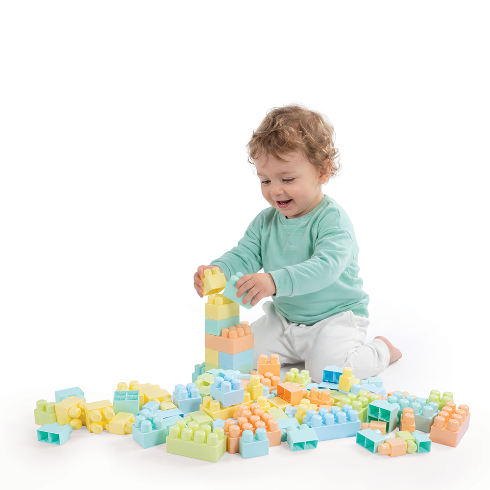 Dolu Grote Blokken In Plastic Doos 125Stuks Bouwen Joy&Bloom