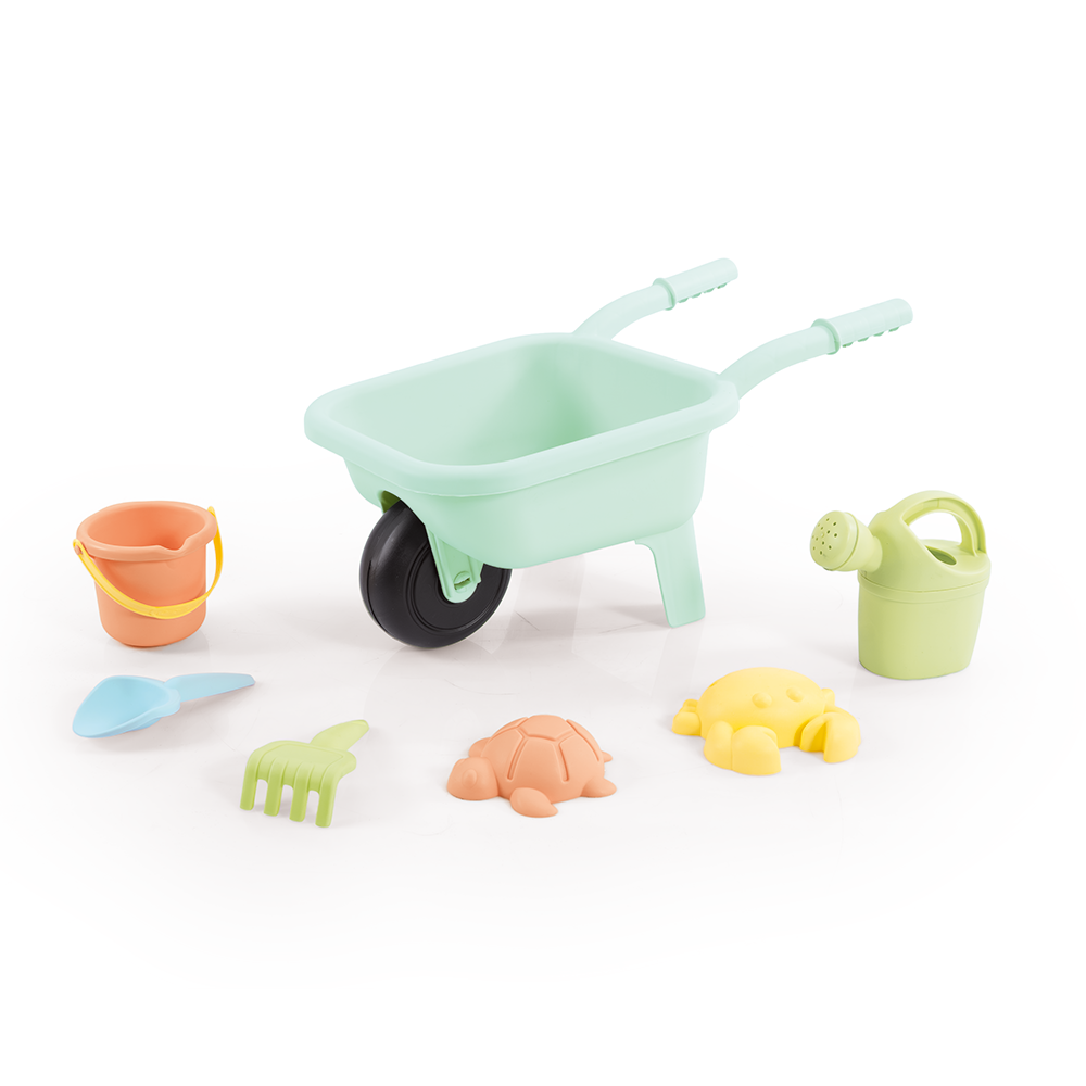 Dolu Kruiwagen Met Strandset Zandbakset Inclusief Accessoires Default Title Strandsets/Emmersets Joy&Bloom