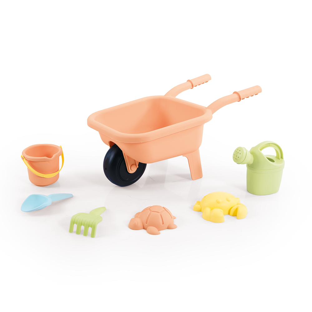 Dolu Kruiwagen Met Strandset Zandbakset Inclusief Accessoires Strandsets/Emmersets Joy&Bloom
