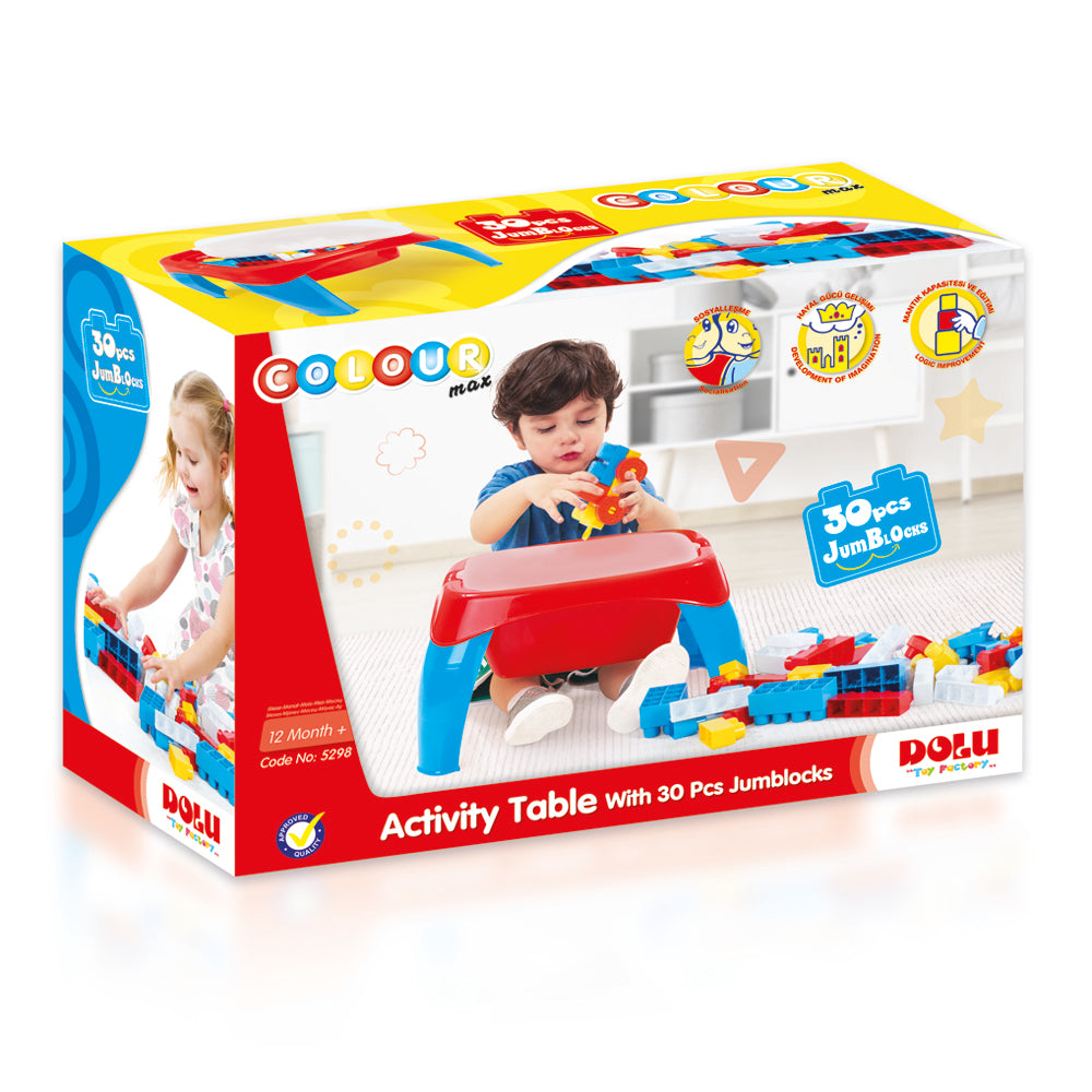 Dolu 5298 Activiteiten Tafel Met 30 Blokken Activiteitentafels Joy&Bloom