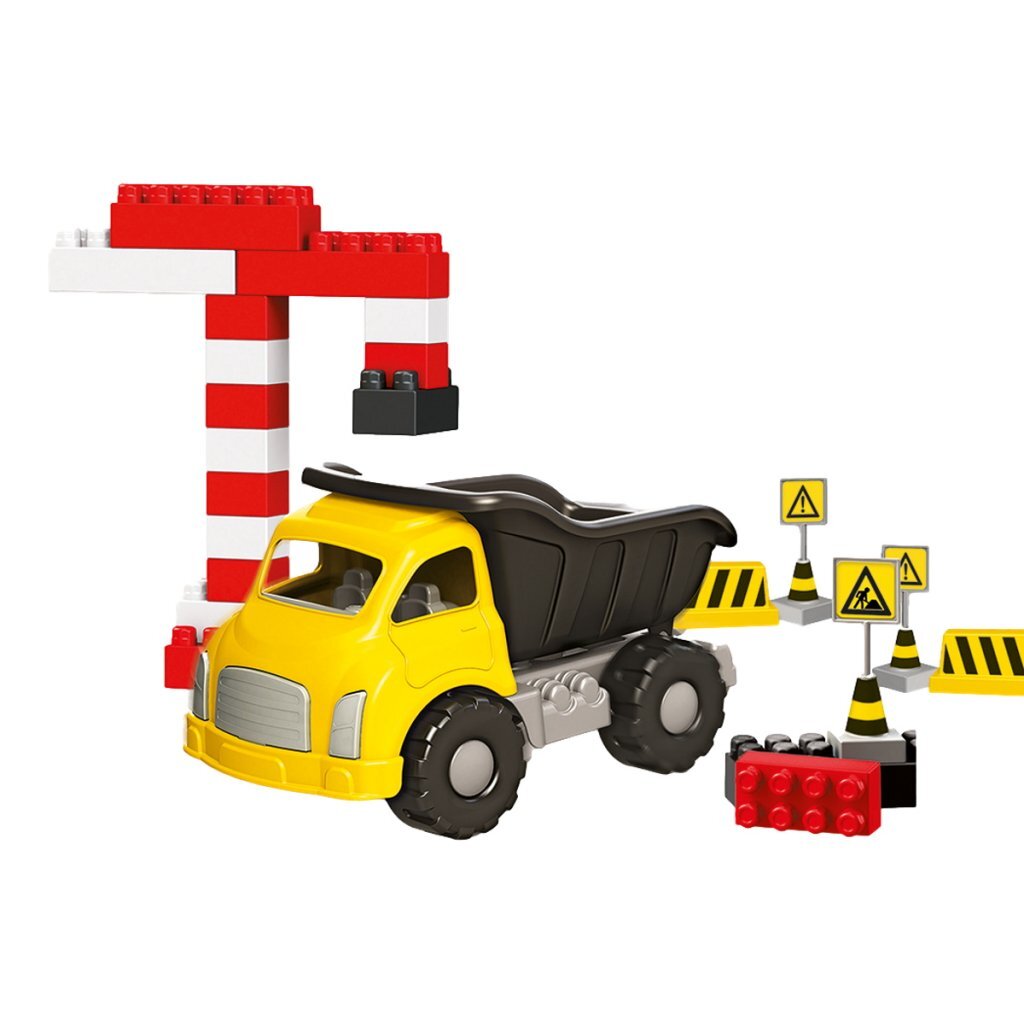 Dolu Jumbo Bouwtruck Met Accessoires 40-Delig Bouwen Joy&Bloom