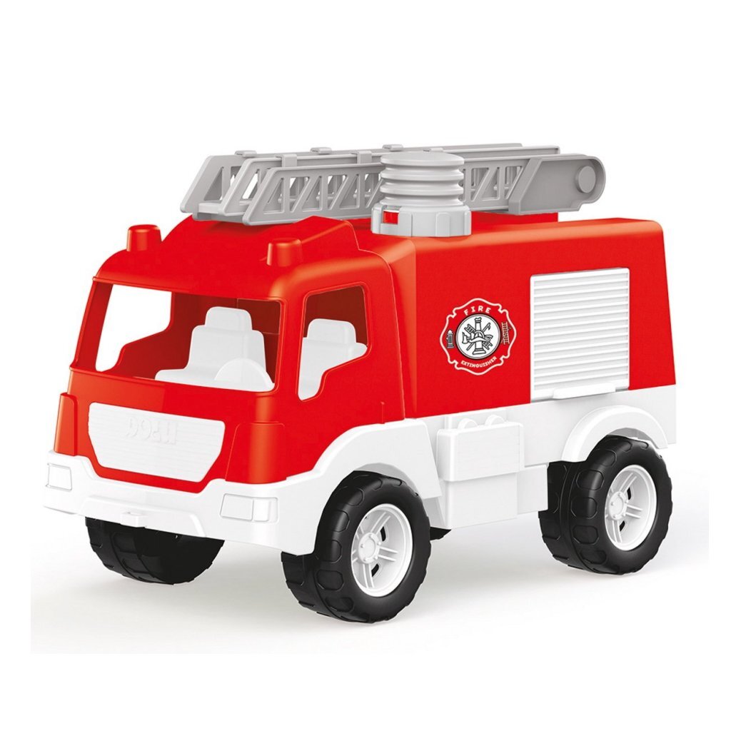 Dolu Brandweerwagen Rood/Wit Brandweer Speelgoed Joy&Bloom