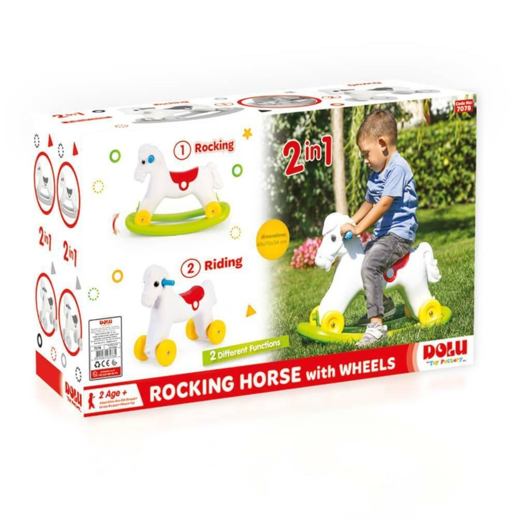 Dolu Hobbelpaard En Loopfiguur 2 In 1 Default Title Hobbel Speelgoed Joy&Bloom
