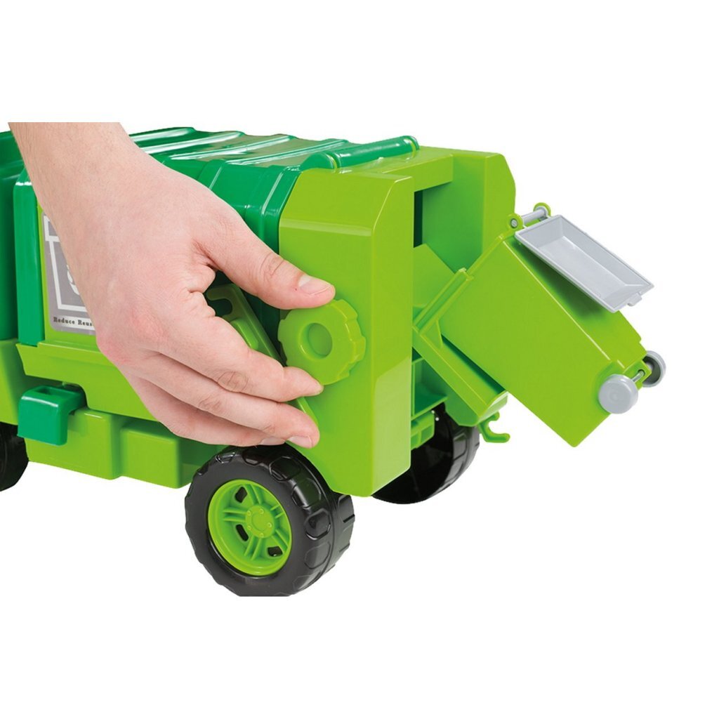 Dolu Vuilniswagen 43 Cm Groen Vuilniswagens Joy&Bloom