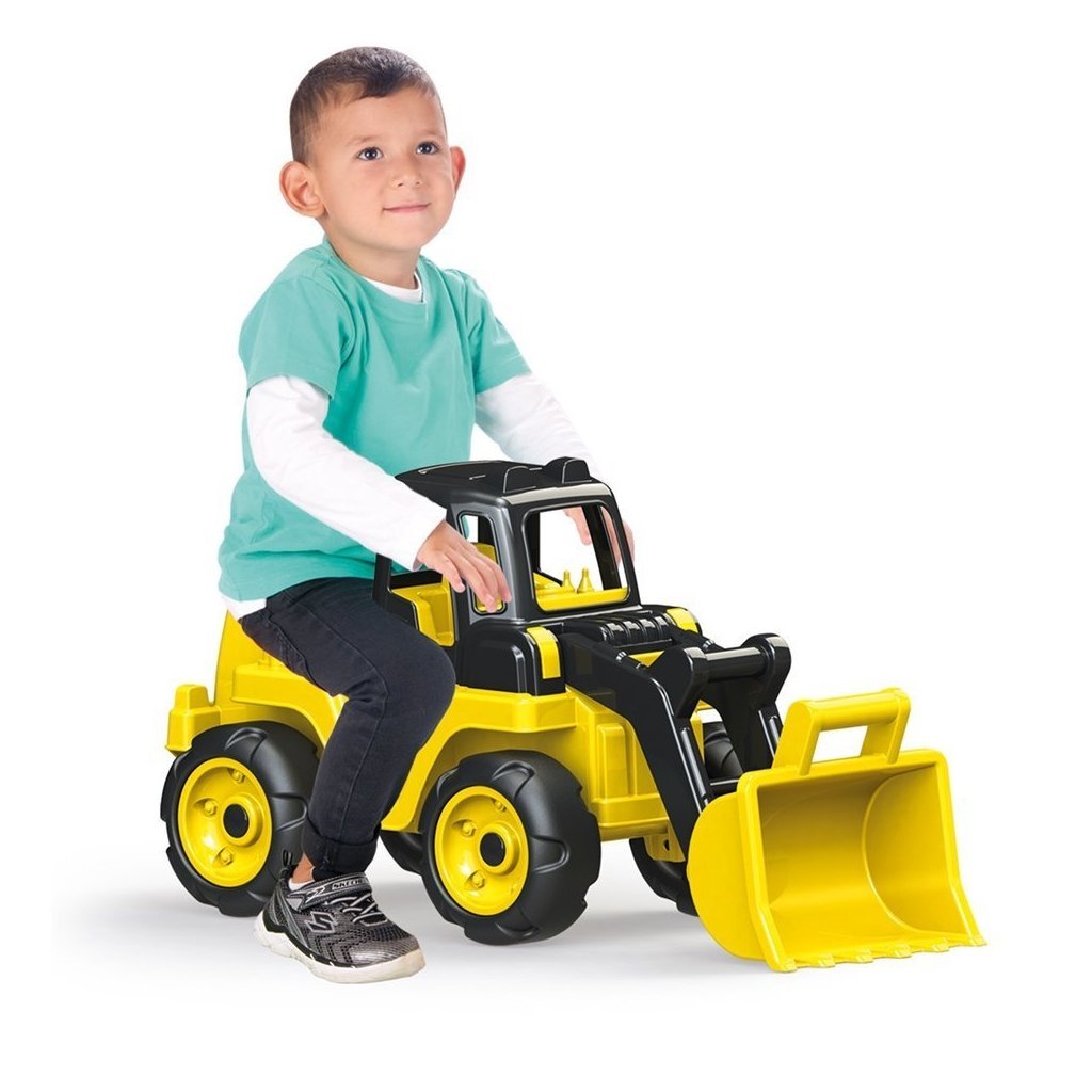 Dolu Max Power Bulldozer Loopauto 36X72X31 Cm Geel/Zwart Default Title Graafmachines Joy&Bloom