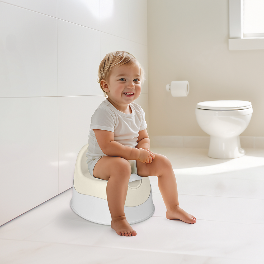Dolu My First Wc Leerpotje Beige/Zand Toiletpotjes Joy&Bloom