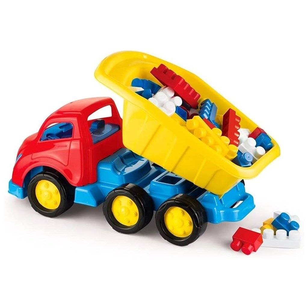 Dolu Jumblocks Met Maxi Truck 50-Delig Default Title Bouwen Joy&Bloom