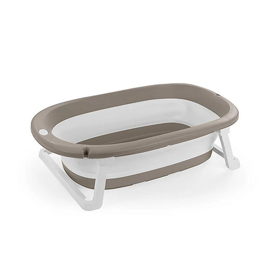 Dolu Baby Opvouwbaar Badje 75.5X46.5X20.5 Cm Steengrijs/Wit Default Title Baby Baden Joy&Bloom