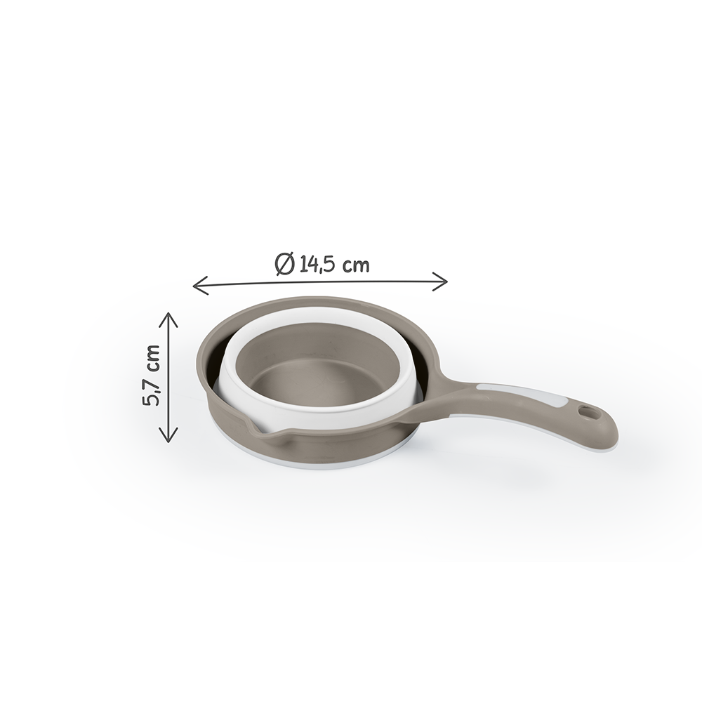 Dolu 3-In-1 Opvouwbare Baby Badset Stone Gray Baby Baden Joy&Bloom