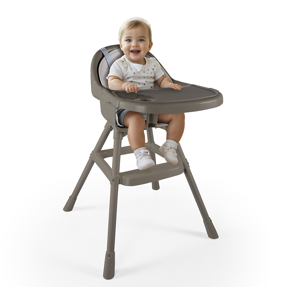 Dolu Premium Verstelbare Kinderstoel Grijs Kinderstoelen Joy&Bloom