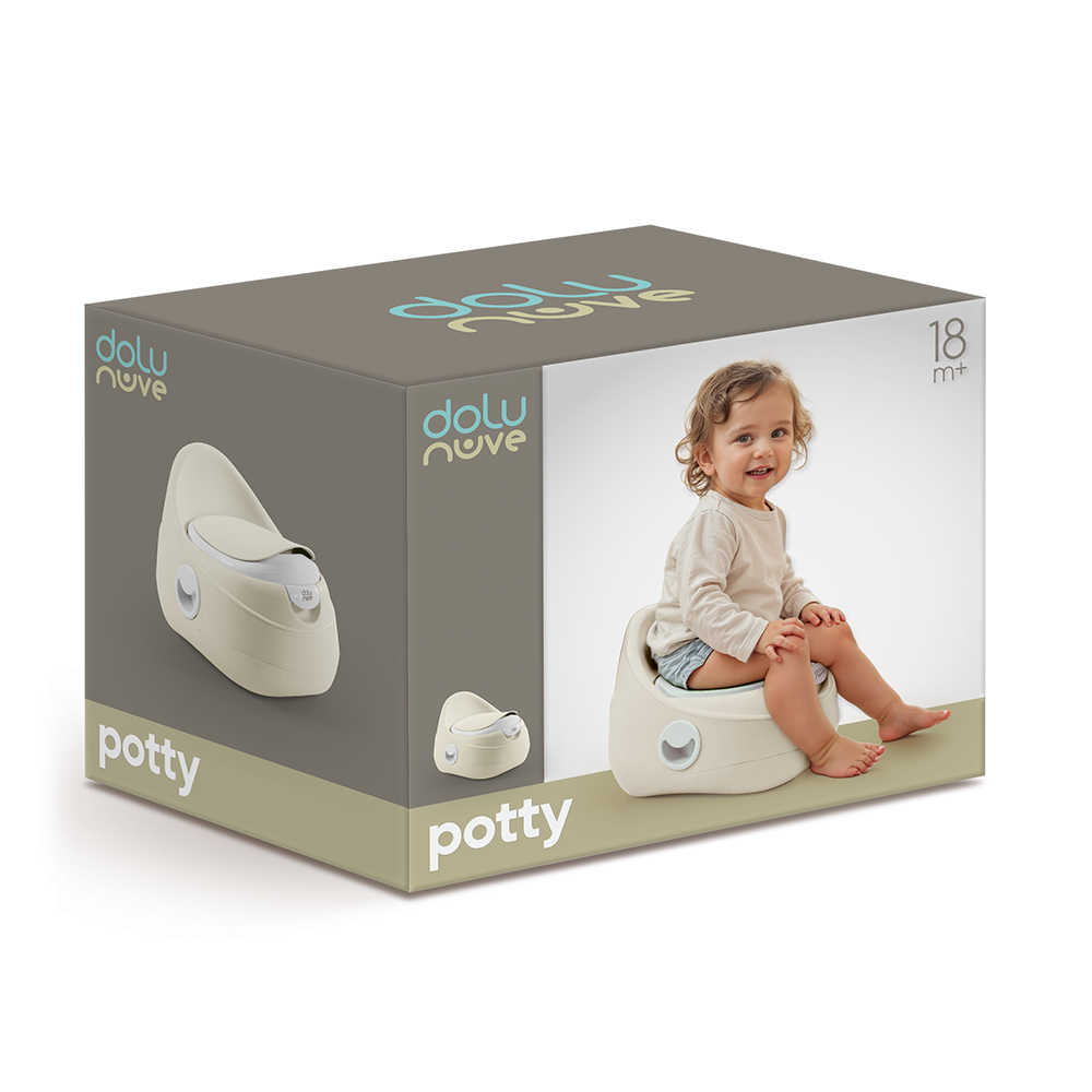 Dolu My Size Potty Relax Beige Kindertoilet Toiletpotjes Joy&Bloom