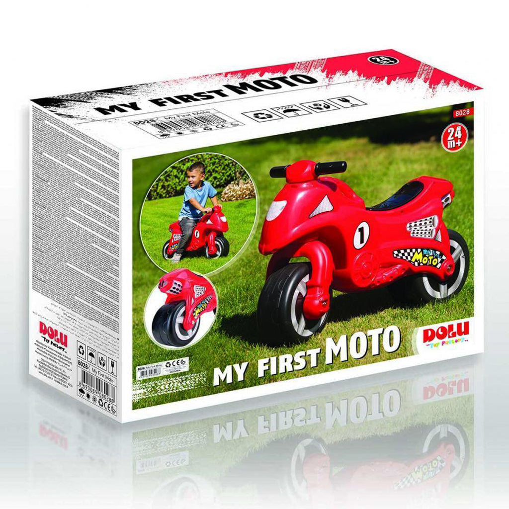 Dolu My First Motor Loopscooter Rood Loopfietsen/Loopmotoren Joy&Bloom
