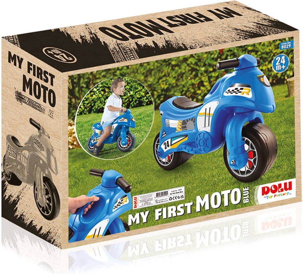 Dolu My First Loopmotor Blauw Loopfietsen/Loopmotoren Joy&Bloom