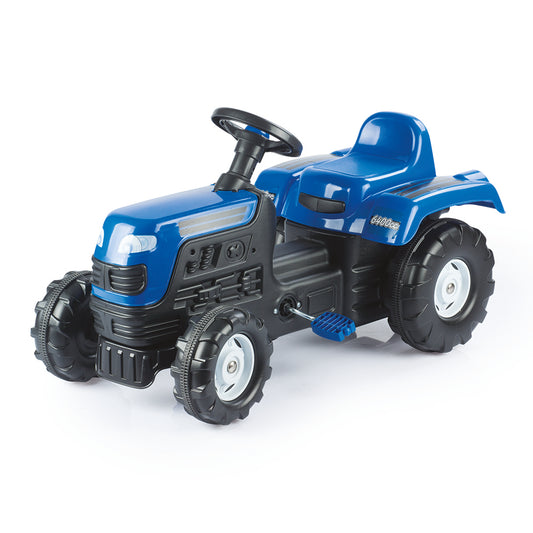 Dolu Traptractor Met Claxon Blauw/Zwart??????? Default Title Tractors Joy&Bloom