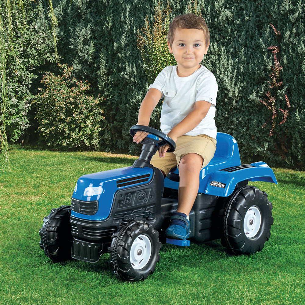 Dolu Traptractor Met Claxon Blauw/Zwart??????? Tractors Joy&Bloom