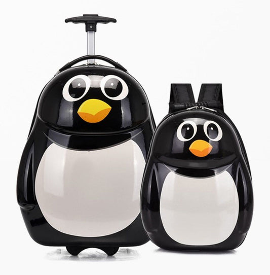 Ceruzo Handbagage Koffer En Rugzak - Pinguin Default Title Koffers & Reistassen Joy&Bloom