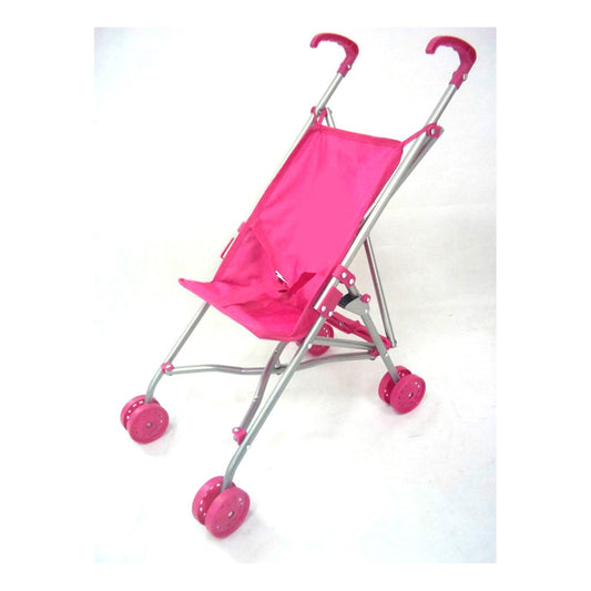Basic Poppenbuggy Roze Default Title Poppenwagens Joy&Bloom