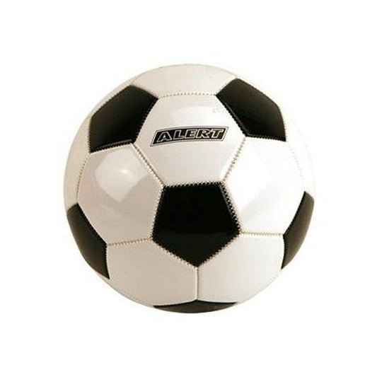 Alert Voetbal Maat 5 Wit/Zwart Default Title Ballen Joy&Bloom