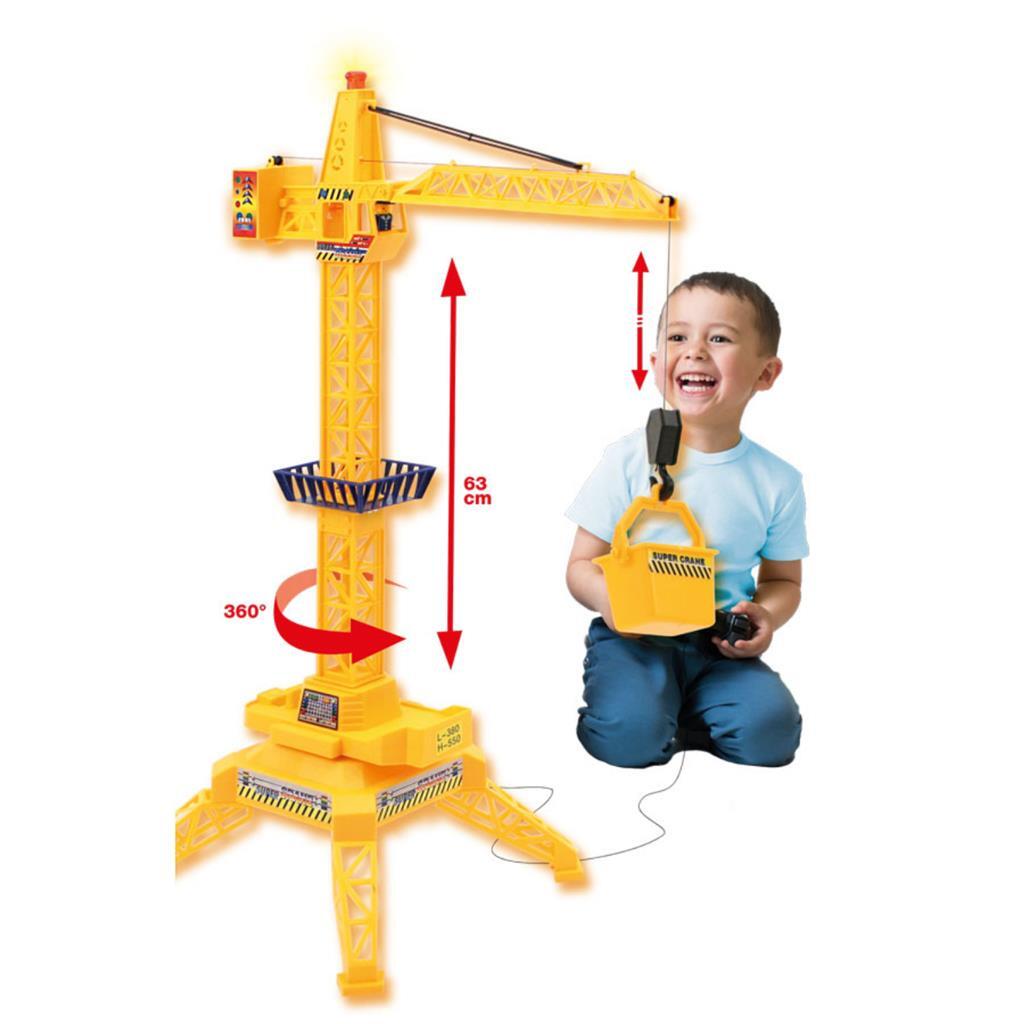 Basic Kraan Met Kabelbesturing En Beweegbare Trolley Met Afstandsbediening Default Title Bouwvoertuigen Joy&Bloom