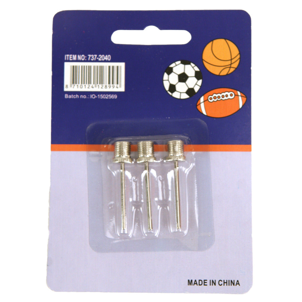Basic Naaldenset Voor Ballen 3 Stuks Default Title Luchtpompen/Balpompen Joy&Bloom