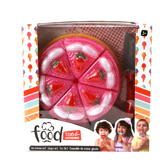 Basic Food Toys Taart Met Taartschep Default Title Huishouden & Keuken Joy&Bloom