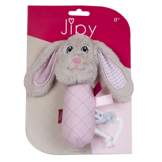 Jipy Rammel-Knijphondje Roze Default Title Rammelaars Joy&Bloom