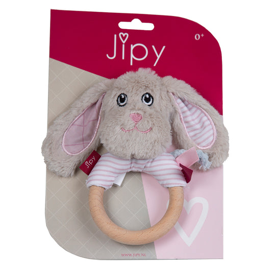 Jipy Rammelaar Hond Roze Default Title Rammelaars Joy&Bloom