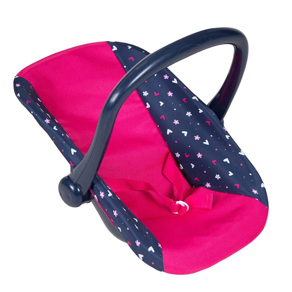 Basic Poppen-Draagstoeltje Blauw/Roze Default Title Poppenhuis Accessoires Joy&Bloom