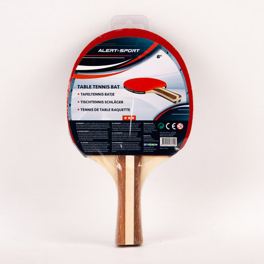 Alert Sport 3 Sterren Tafeltennis Batje Hout/Rubber Default Title Tafeltennis Joy&Bloom