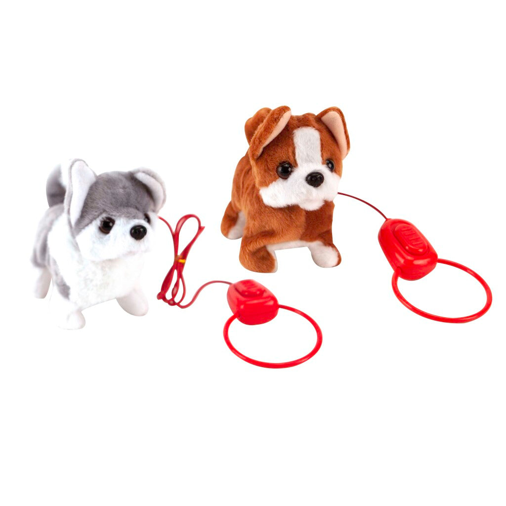 Basic Loop En Blaf Pluche Hondje Assorti Dieren Joy&Bloom