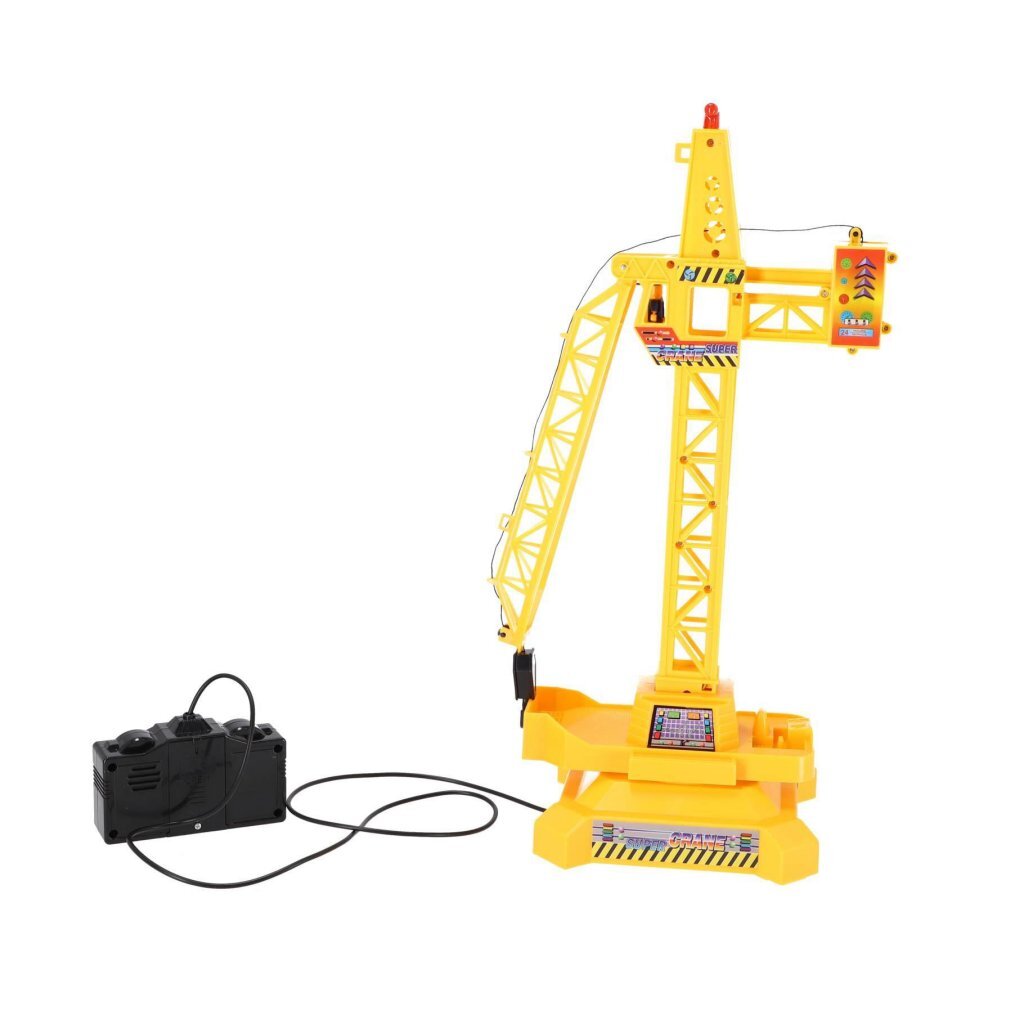 Overige Merken Kraan Met Kabelbesturing + Beweegbare Trolley + Licht Bouwvoertuigen Joy&Bloom