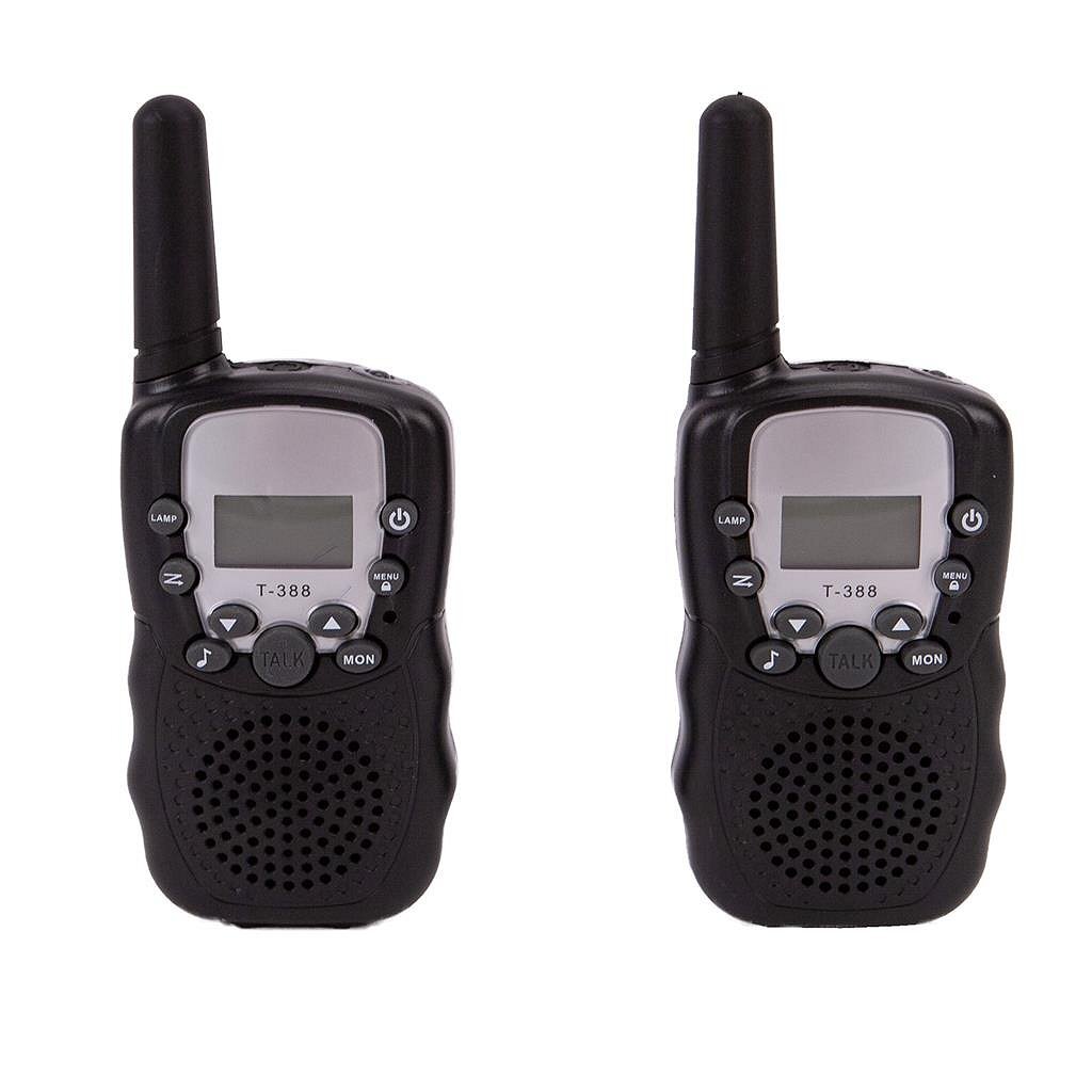 Basic Science Experiment T-388 Walkie Talkie + Licht Zwart Default Title Wetenschap/Experimenten Joy&Bloom