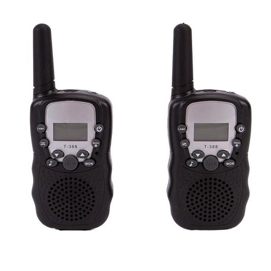 Basic Science Experiment T-388 Walkie Talkie + Licht Zwart Default Title Wetenschap/Experimenten Joy&Bloom