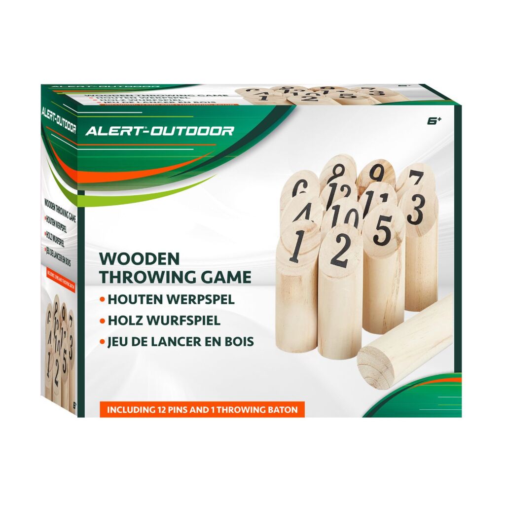 Alert Outdoor Houten Werpspel 13-Delig Actiespellen Joy&Bloom