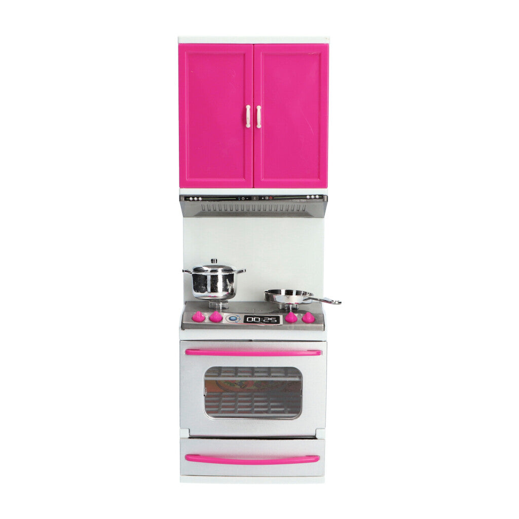 Fleur Keuken Speelset Gasfornuis Met Oven En Keukenkastje Default Title Poppen Accessoires Joy&Bloom
