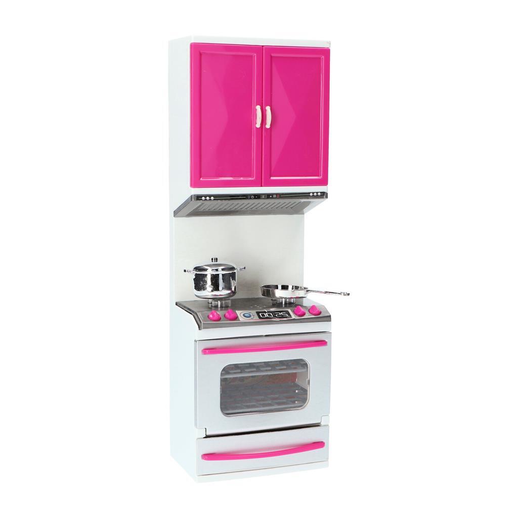 Fleur Keuken Speelset Gasfornuis Met Oven En Keukenkastje Poppen Accessoires Joy&Bloom