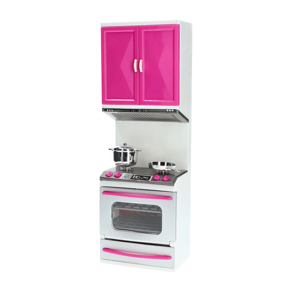 Fleur Keuken Speelset Gasfornuis Met Oven En Keukenkastje Poppen Accessoires Joy&Bloom